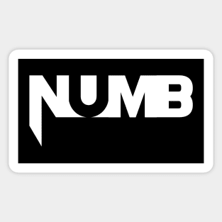 Numb Sticker